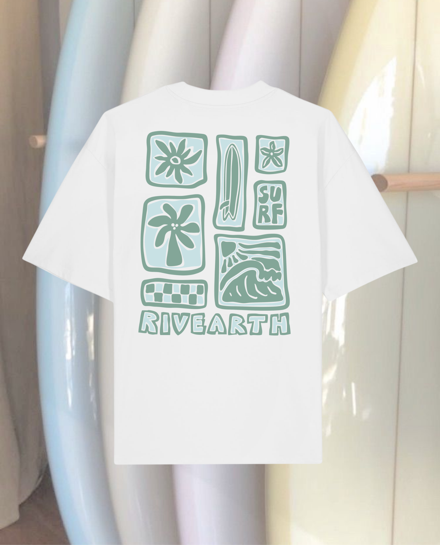 T-shirt Surf Vert