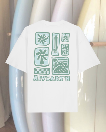 T-shirt Surf Vert