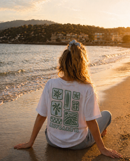 T-shirt Surf Vert