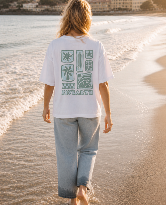 T-shirt Surf Vert